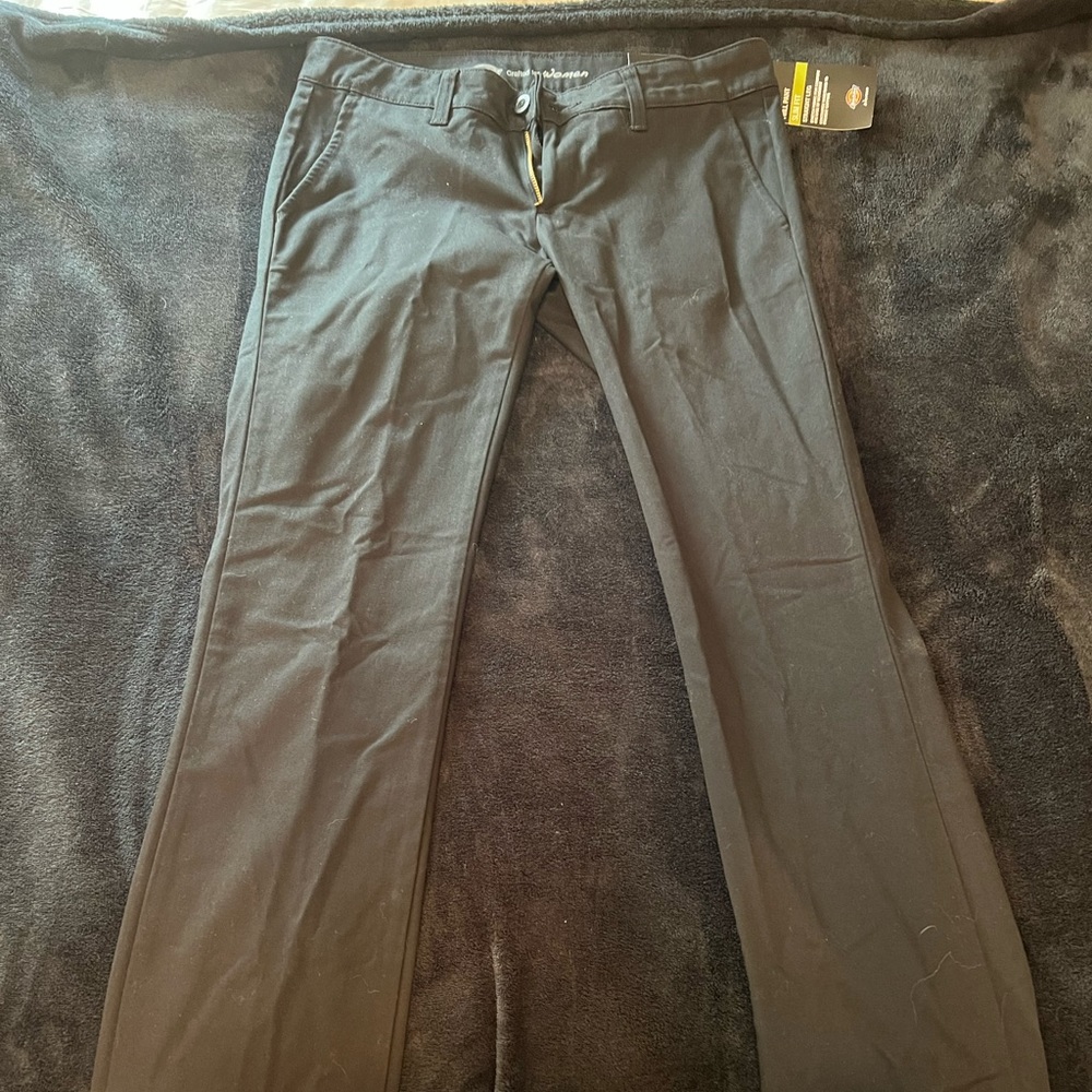 Dickies womens slim fit straight leg